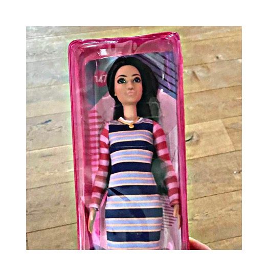 Barbie Mattel fashionistas 147 sukienka paski lalka nowa