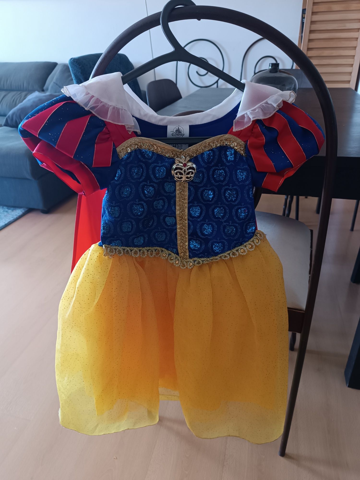 Vestido da Branca de Neve Disney original 4 anos