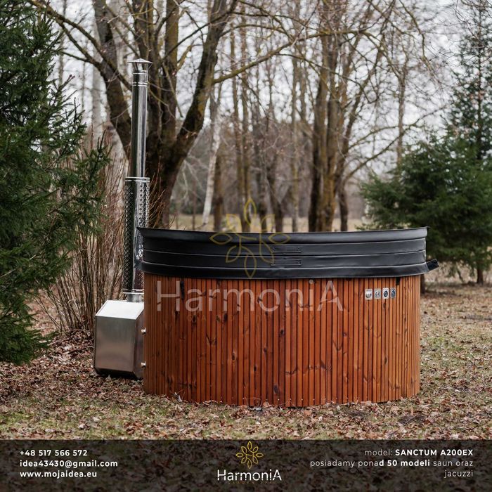 jacuzzi, balia, AKRYLOWE, hydromasaż, aero, piec 35kw, LED, transport