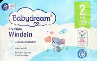 Babydream Mini 2 pieluszki 3-6 kg 36 szt