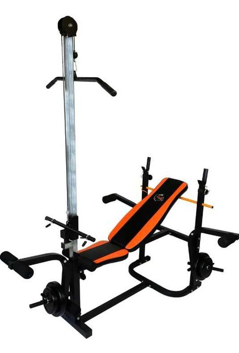 Скамья Для Жима‼️WCG0020+Тяга+партойСкотта+Набор 148 кг штанга+гантели