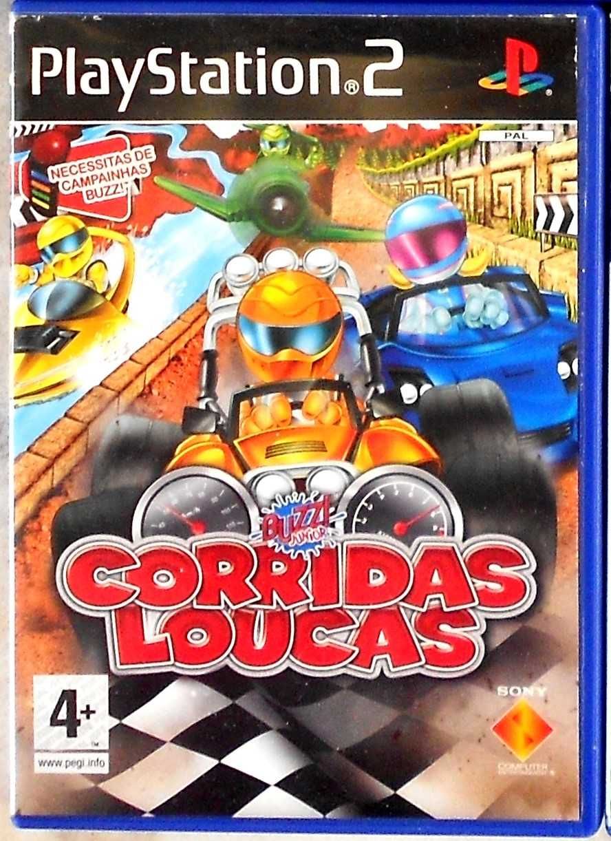 Jogo Buzz Corridas Loucas Playstation 2 (PS2)