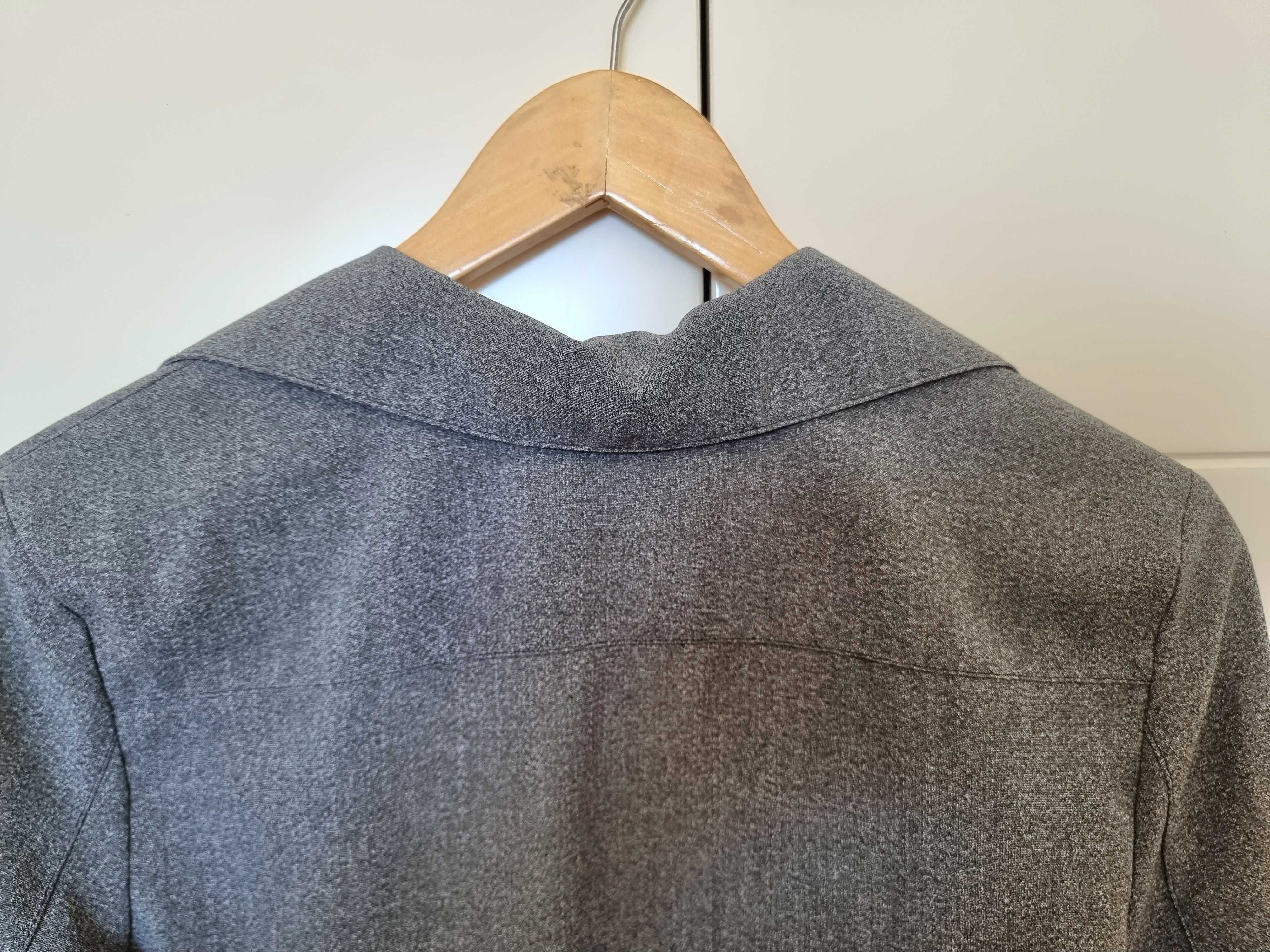 Camisa cinzenta Mango Suits, tamanho 40 (pequeno)