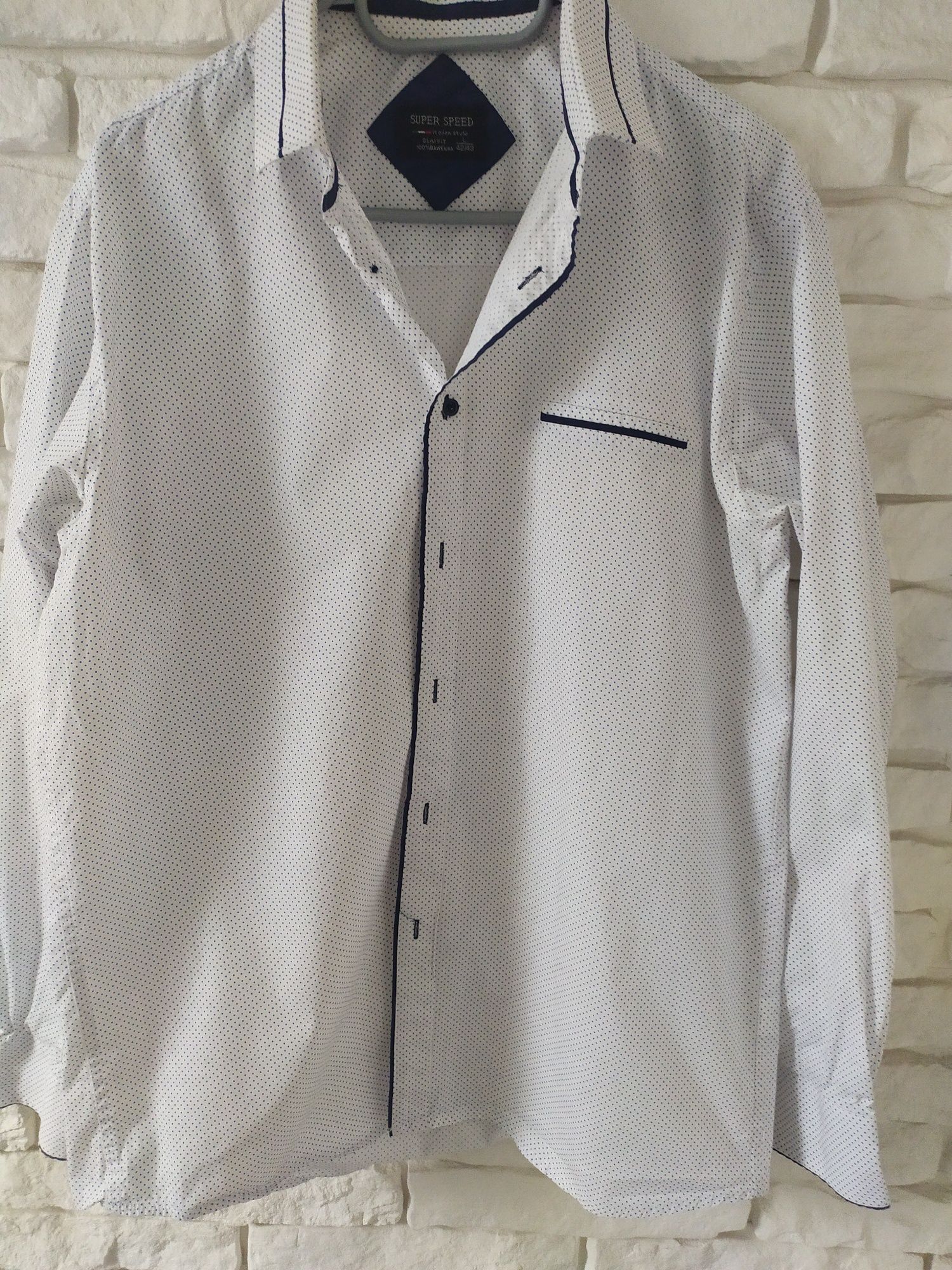 Koszula męska rozmiar L slim fit