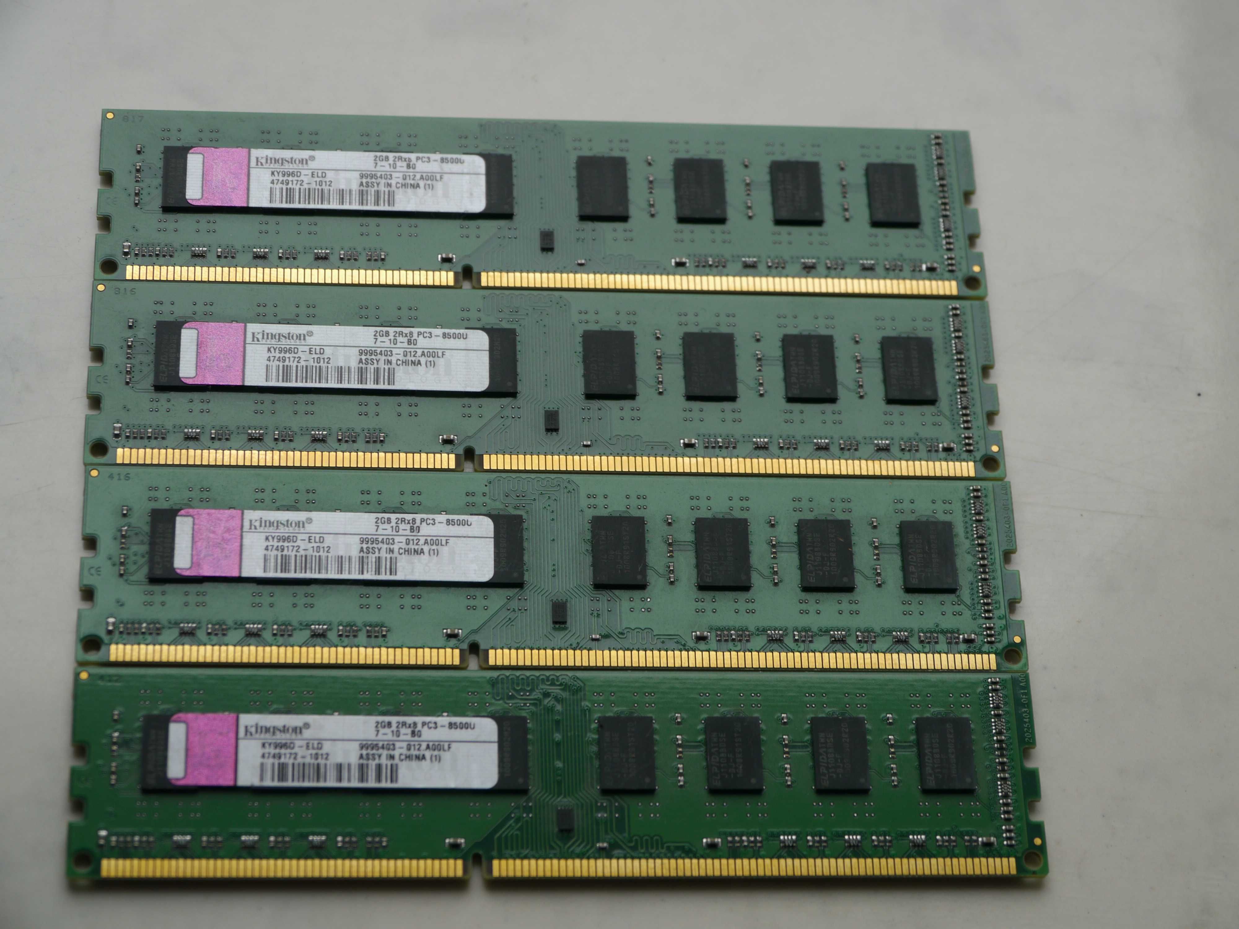 Pamięci Kingston 2GB DDR3 do PC