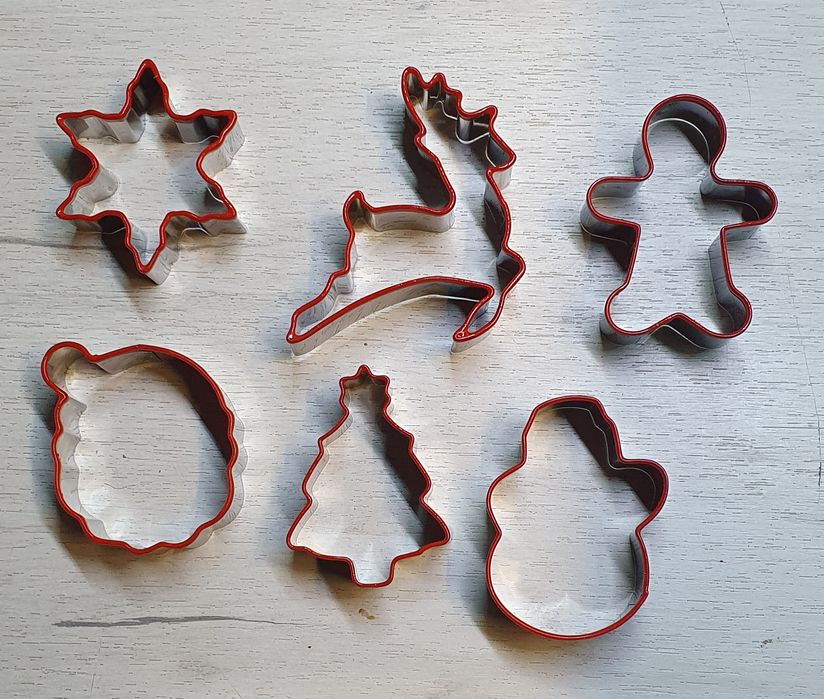 Foremki do wykrawania pierników 6 sztuk