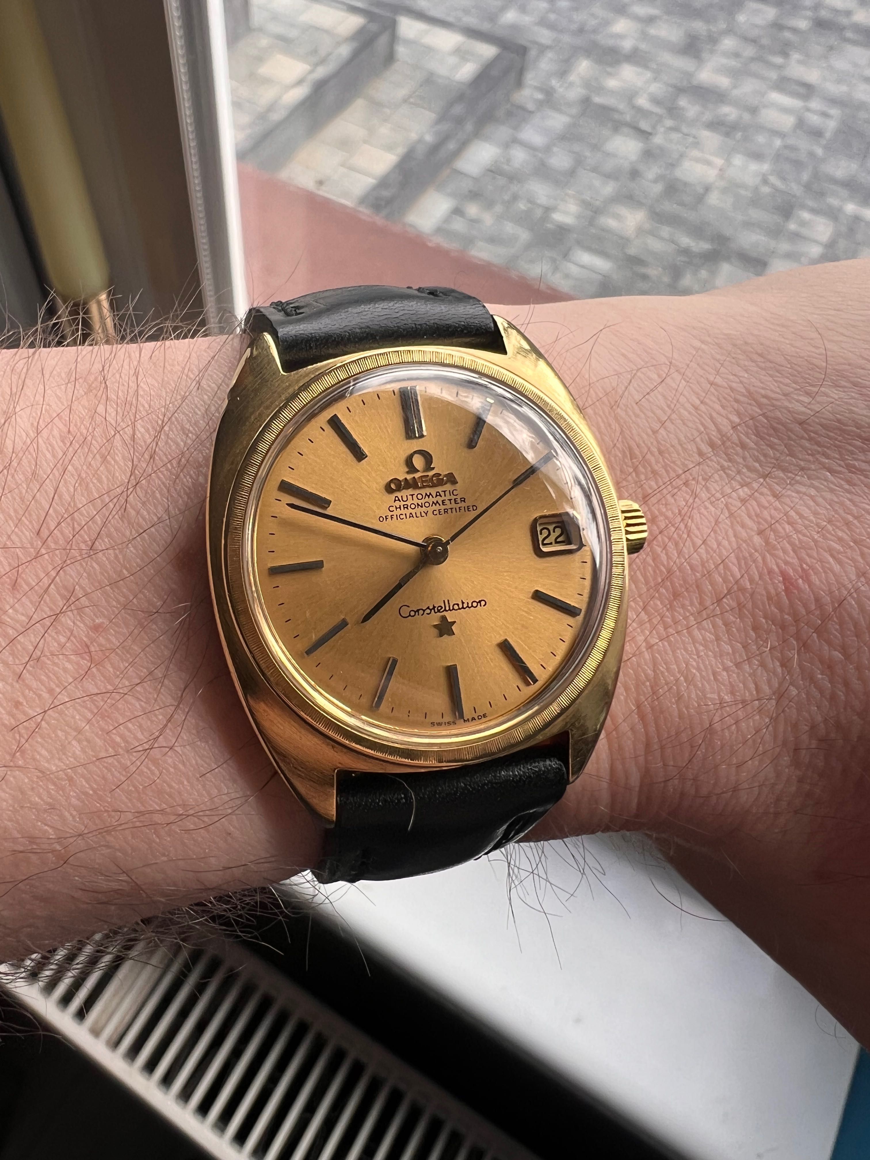 Omega Constellation złoto 18k