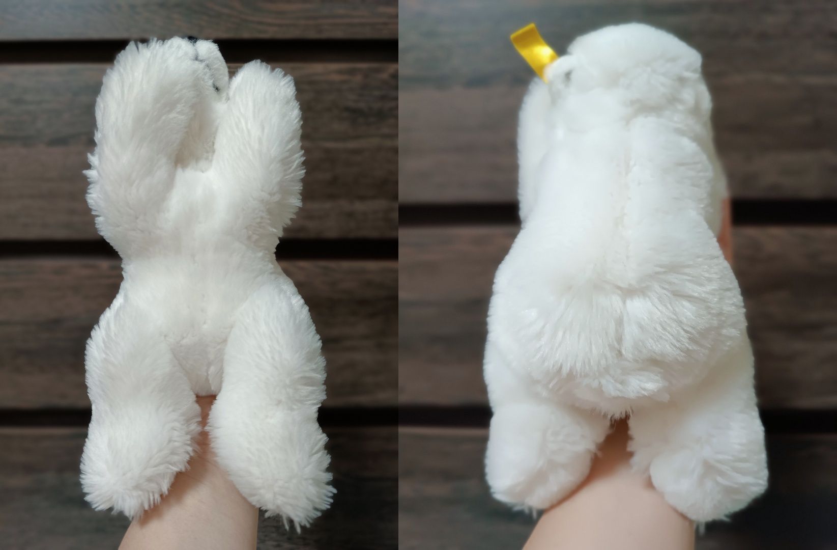 Мягкая игрушка белый мишка Steiff 113178, полярный медведь, медвежонок