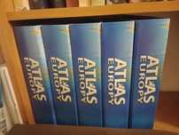Atlas Europy nr 1-98 - w 5 segregatorach
