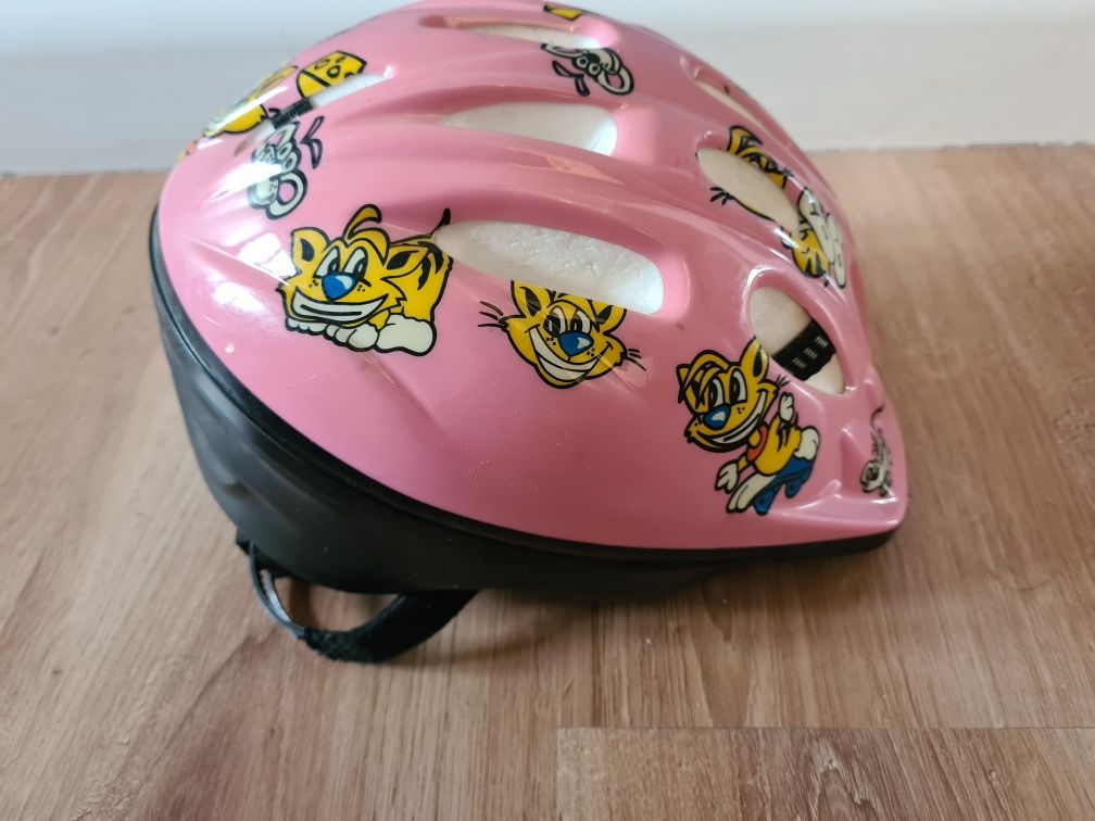 Kask rowerowy dziewczęcy rozmiar S