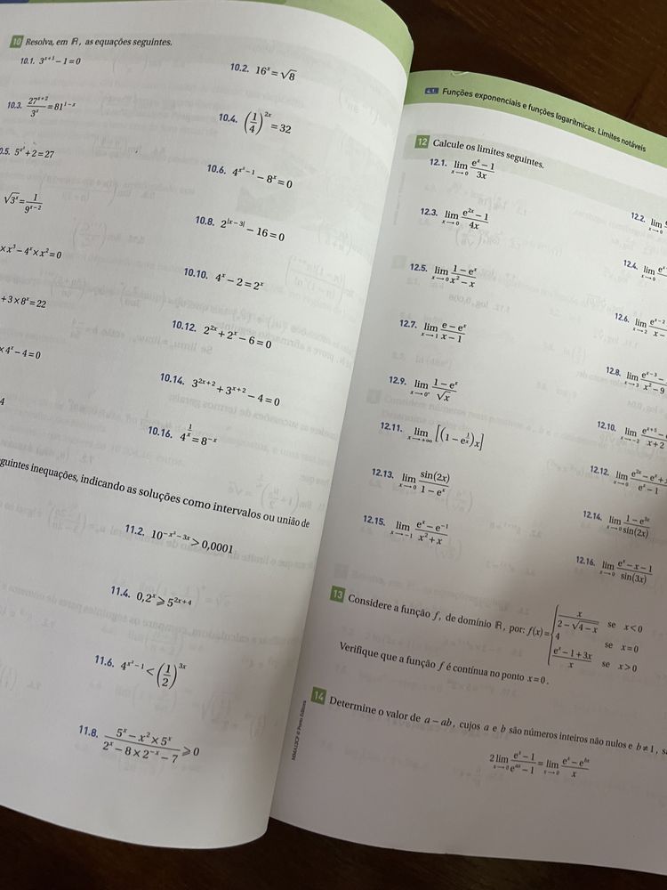 Caderno de fichas maximo 12 Matematica A