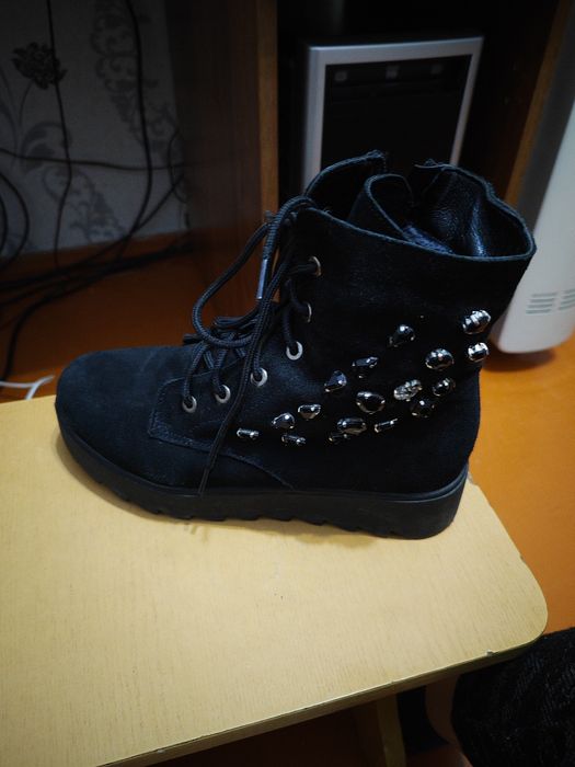 Черевики зимові з натуральної замші