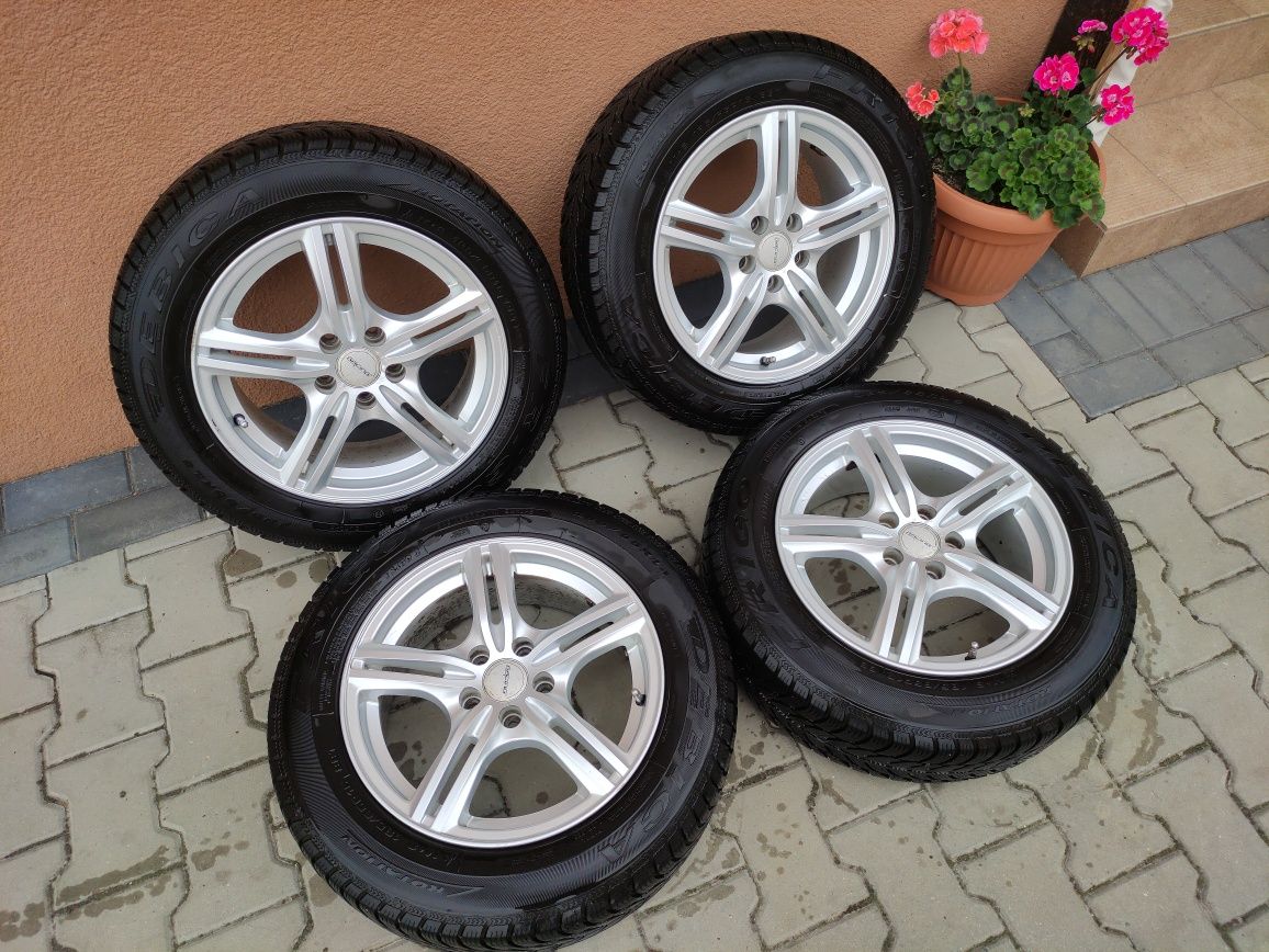 Koła zimowe 15" 5x100 z oponami 185/65 Seat Ibiza, VW Polo,Golf IV