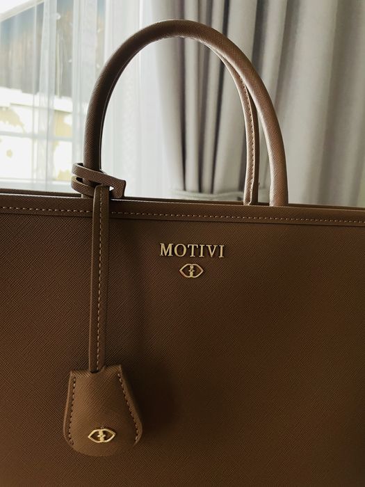 Сумка для шопінгу Моtivi коричнева, з ручками