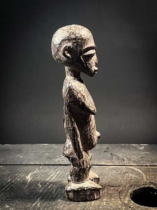 Boneco Madeira Tribal - Burkina Faso - Lobi