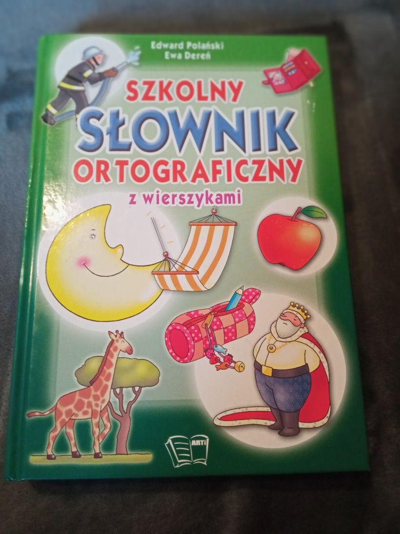 Szkolny słownik ortograficzny z wierszykami