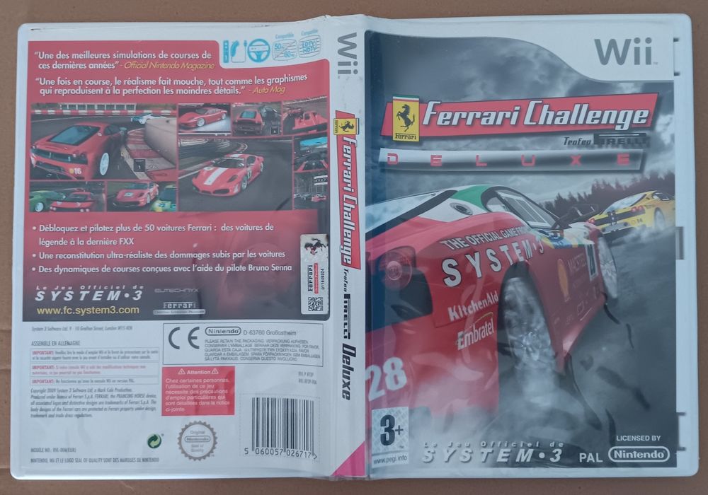 Ferrari Challenge Deluxe + Volante Nintendo Wii