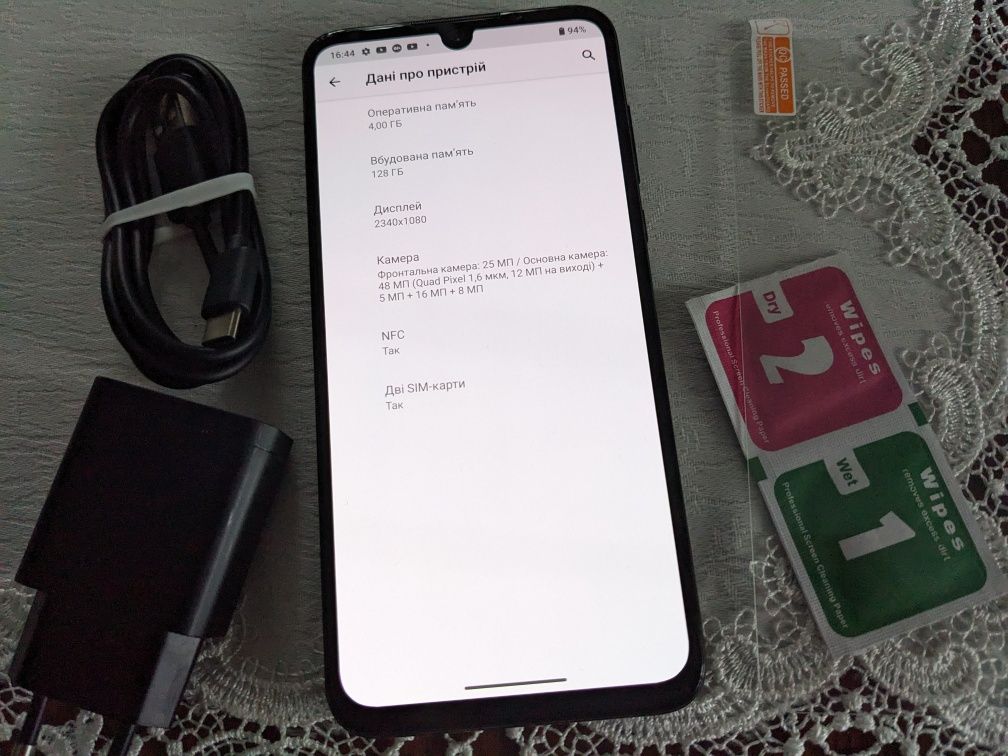 ІДЕАЛ Motorola One Zoom 4-128Gb Baltic Grey/2-Sim/NFC/CD card/Oled