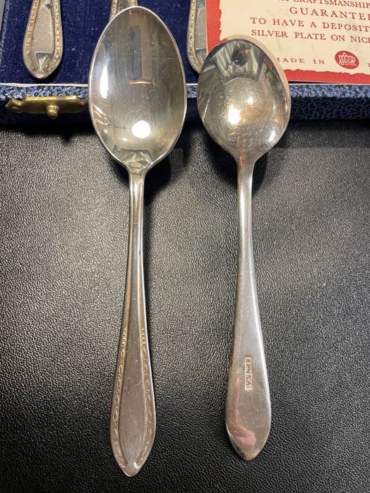 Conjunto de colheres de café + pinça açúcar [Made In England]