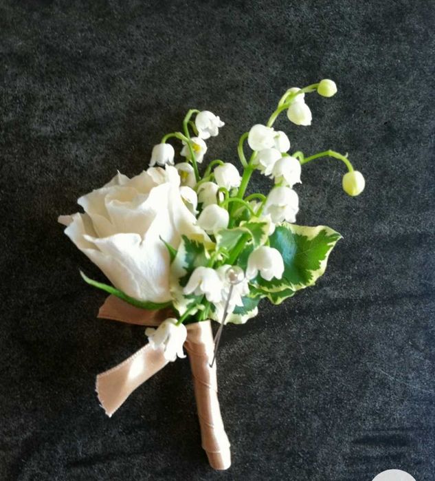 Butonierka z konwalii