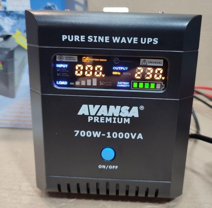ДБЖ з правильною синусоїдою  Avansa-700w 1000va ups