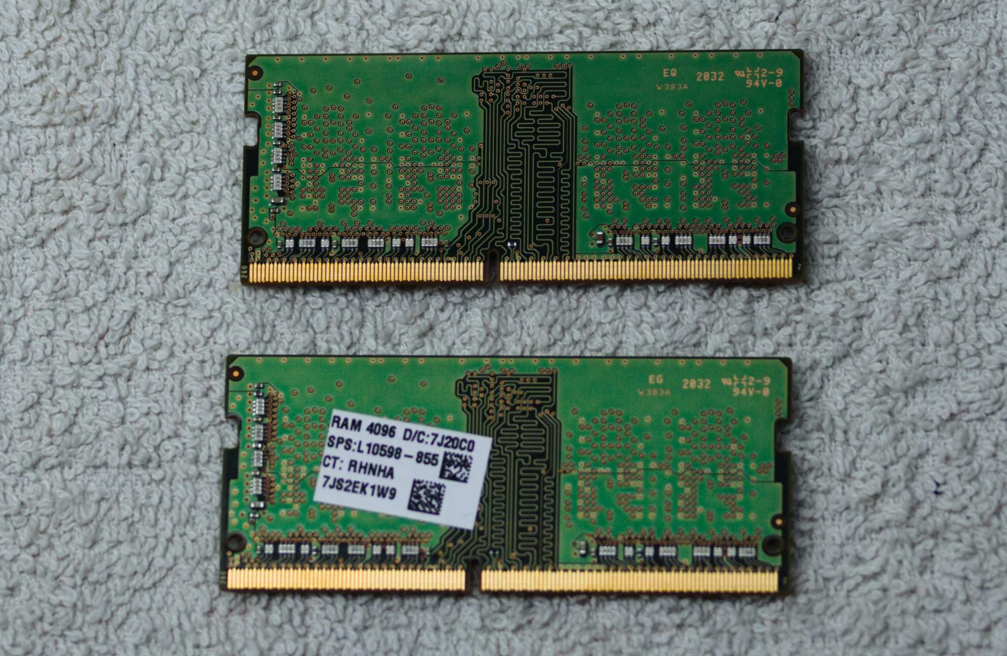 Kości 2x4G DDR4 Samsung