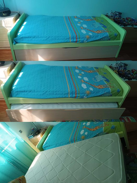 Cama individual dupla