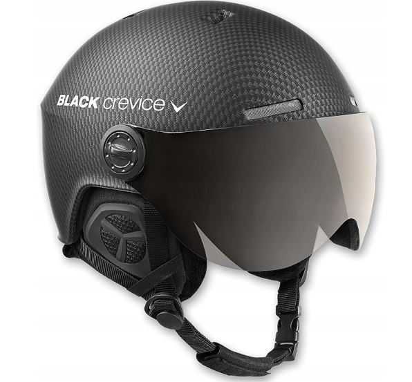 Kask Narciarski Snowboard Black Crevice Gstaad r. M/L czarny (K)