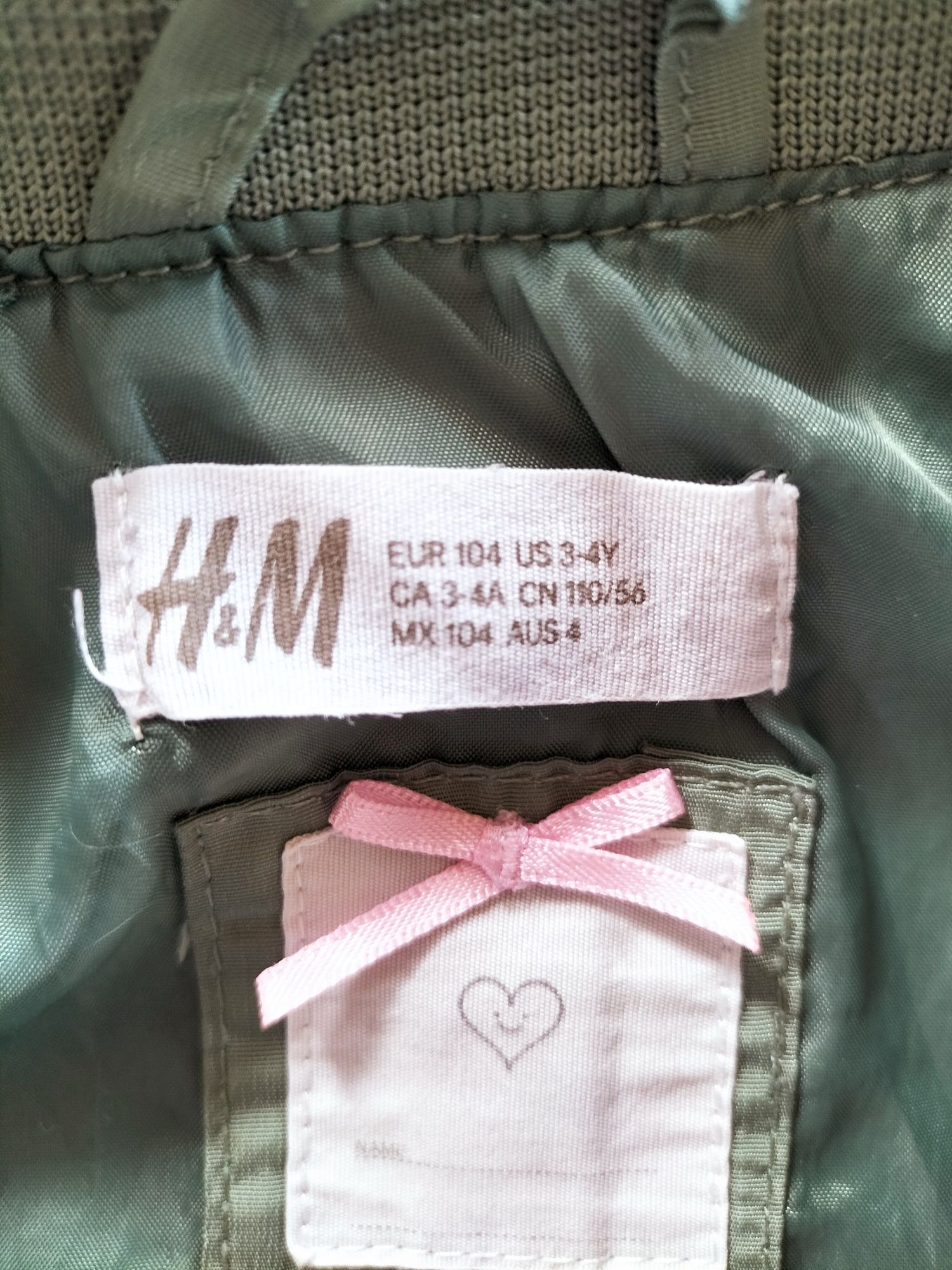 Kurtka Bomberka H&M rozmiar 104