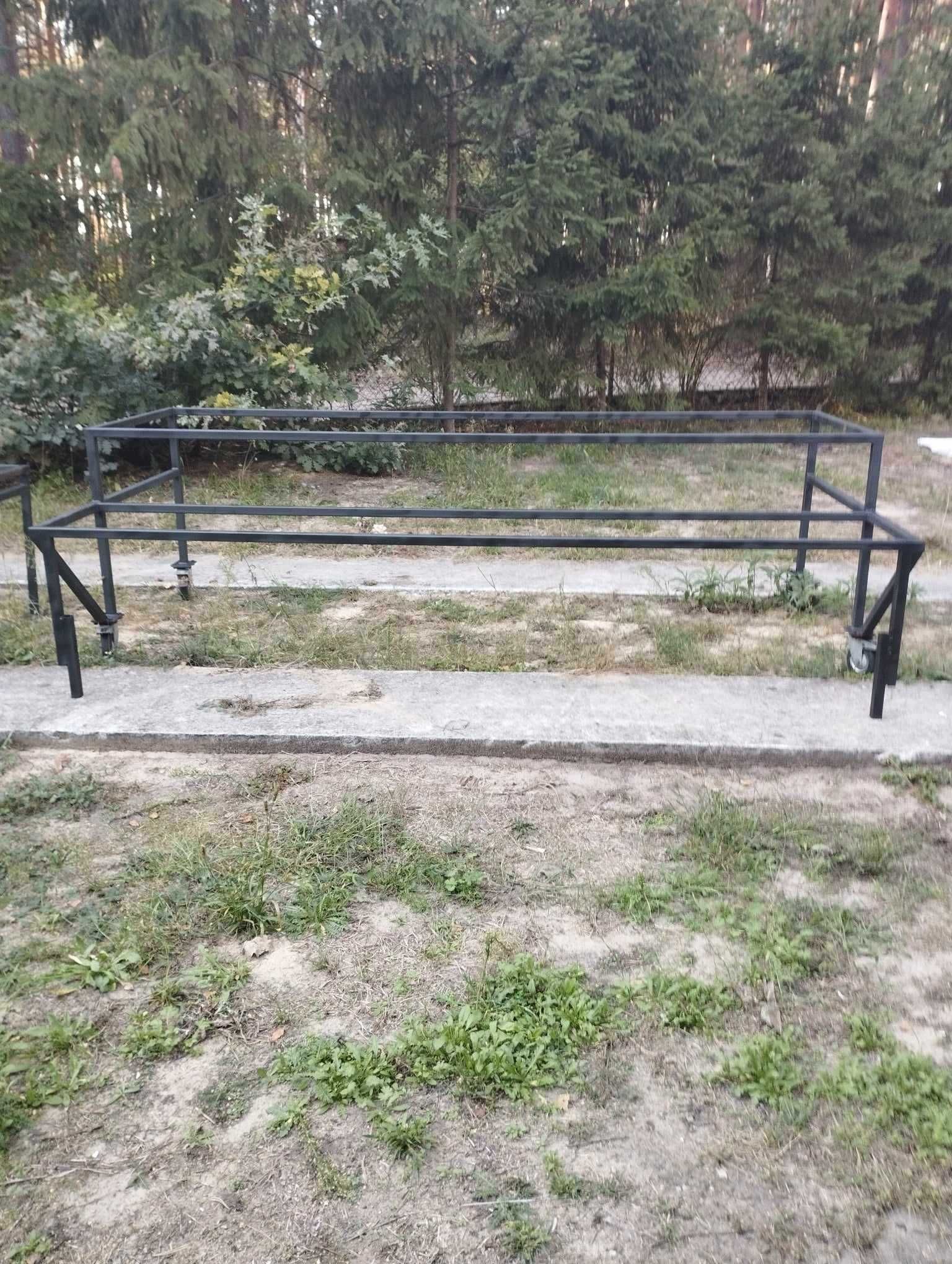 Stół handlowy, do handlu, warsztatowy, do warsztatu, metalowy, solidny