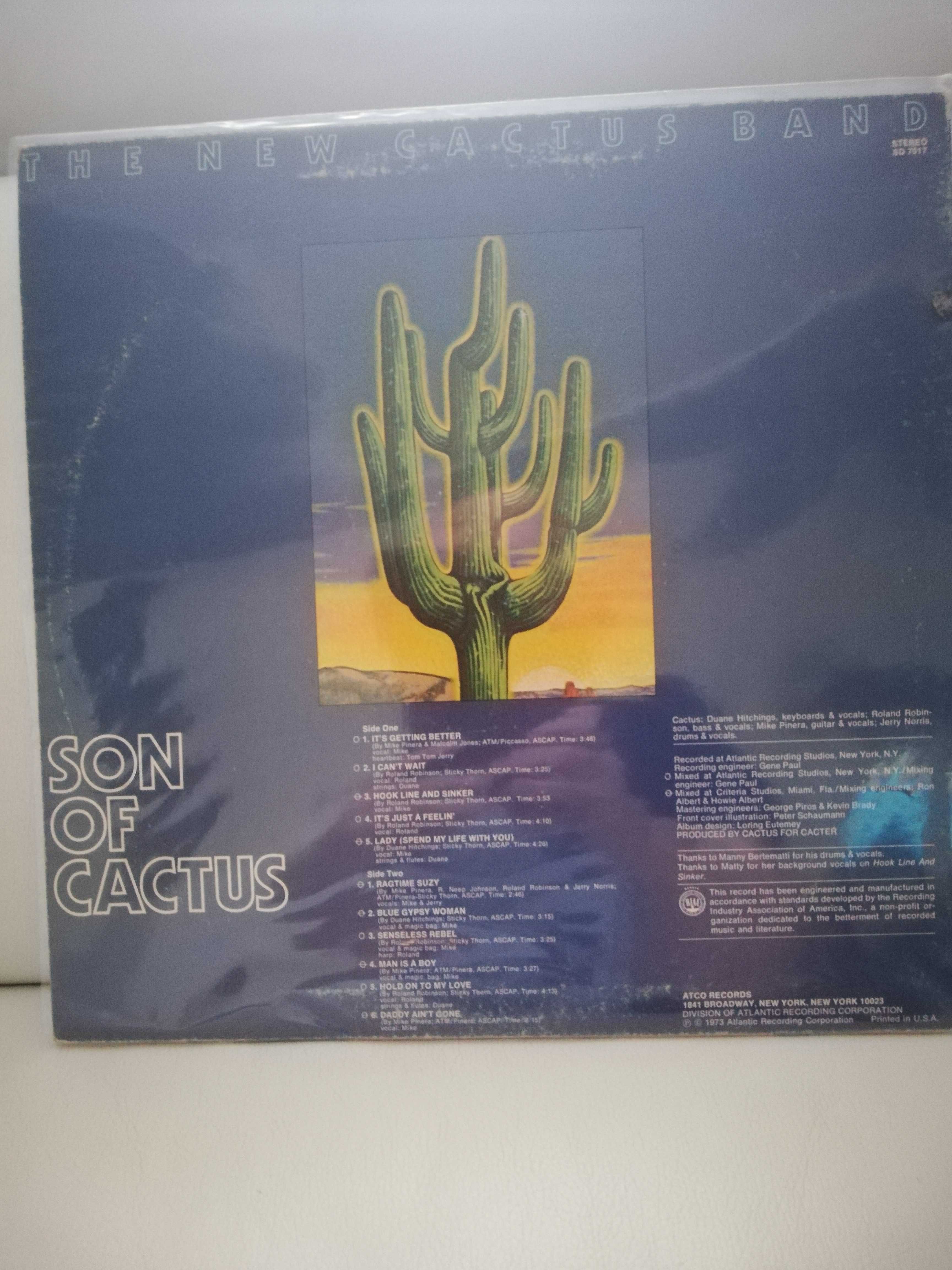 пластинка The New Cactus Band – Son Of Cactus (ех Cactus) usa 1пр