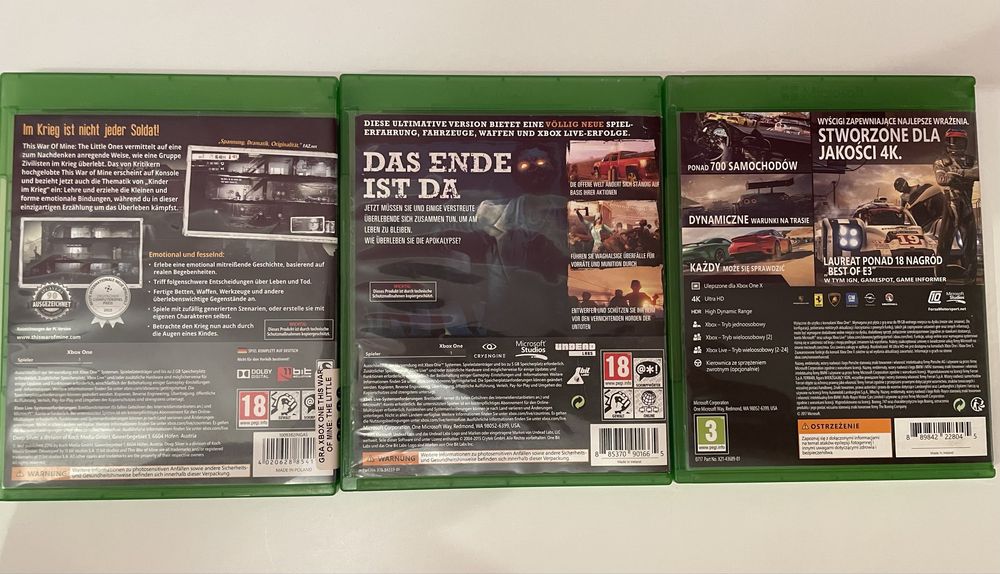 Gry XboxOne zestaw