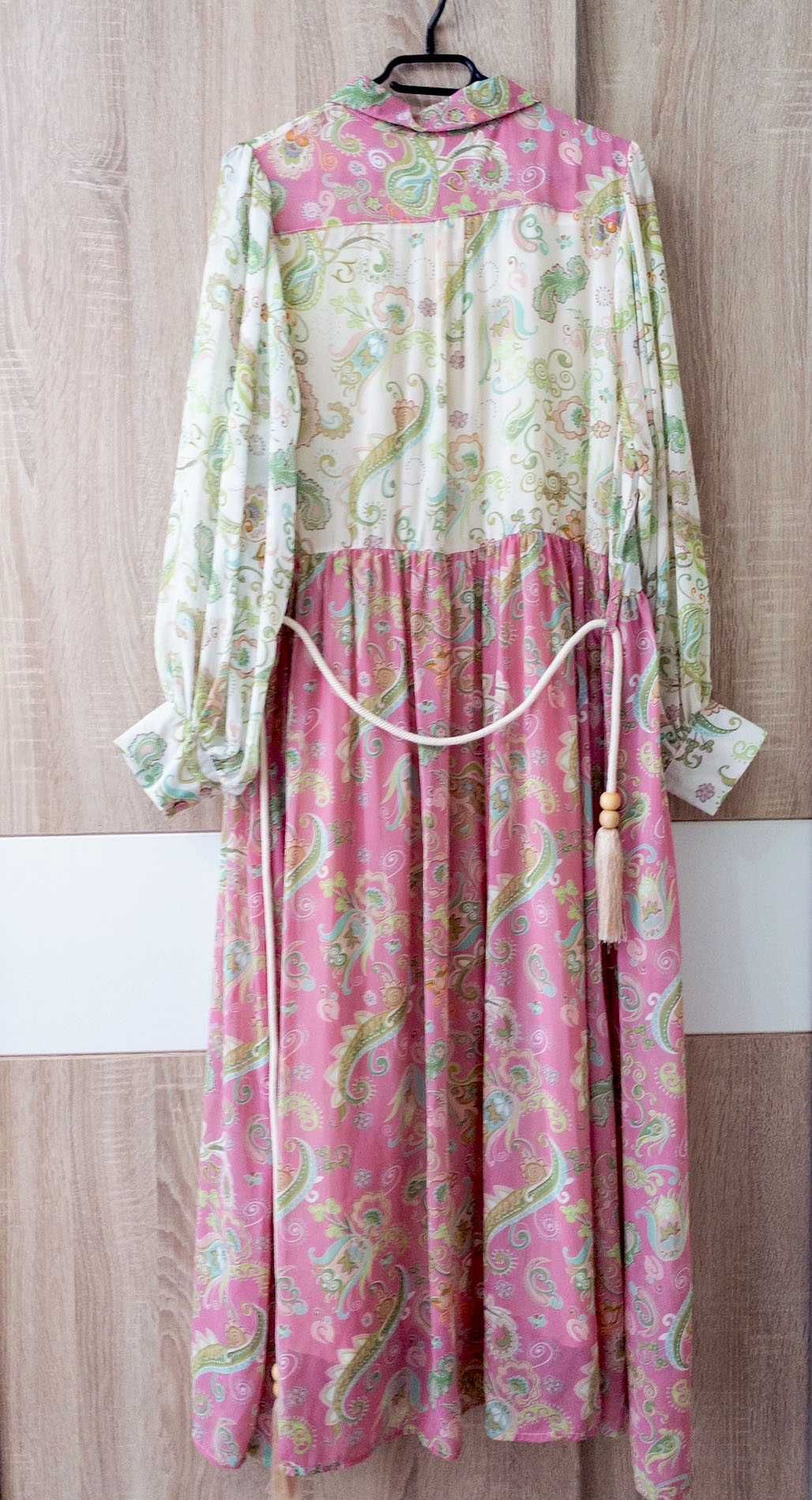 sukienka, rozm. L, etno, boho, pastelowa, maxi, kolorowa, kobieca
