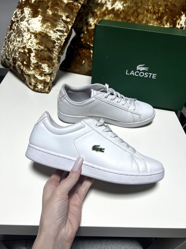 Z37. Lacoste biale trampki 39 skora damskie