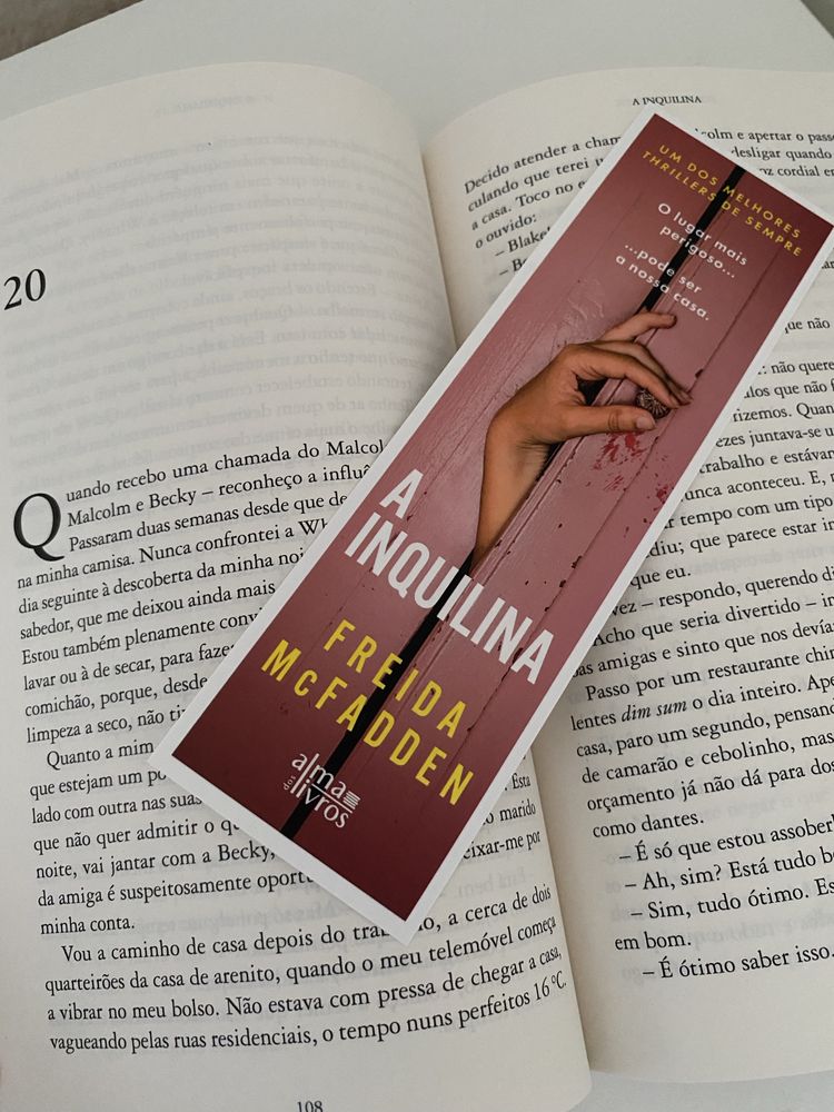 Livro “A Inquilina” de Freida McFadden