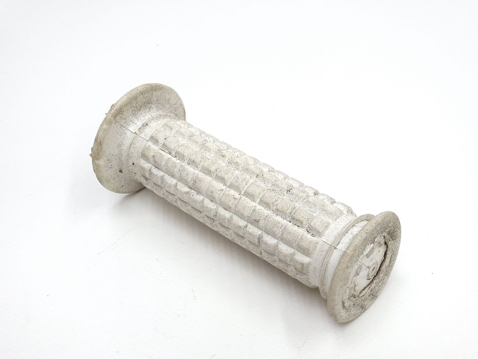 Chwyt kierownicy biały Romet Zenit Laura Kometa Alka BMX PRL