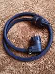 Kabel zasilający Melodika 3x4 mm dł 1.0m. Wtyki Schuko kątowe - proste