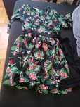 Vestido/calção florido tamanho S