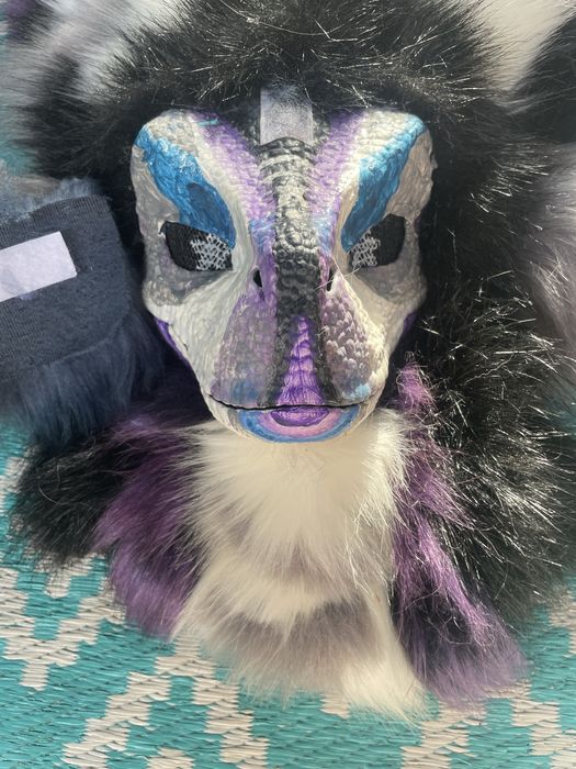 Maska Fursuit Dino Mask furry