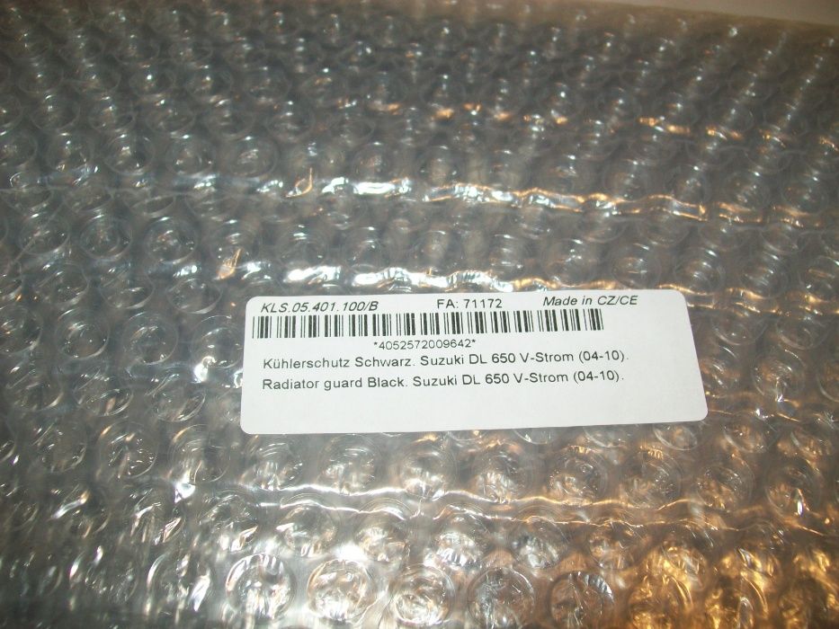 osłona chłodnicy SUZUKI DL 650 V-Strom (04>10) SW-Motech KLS.05.401.1