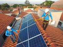 Instalação de sistemas fotovoltaicos, painéis solares