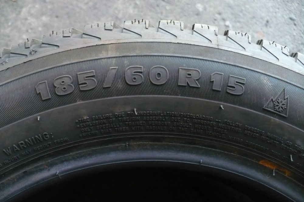 Opony Michelin 185/60/15 Zima 7mm Komplet