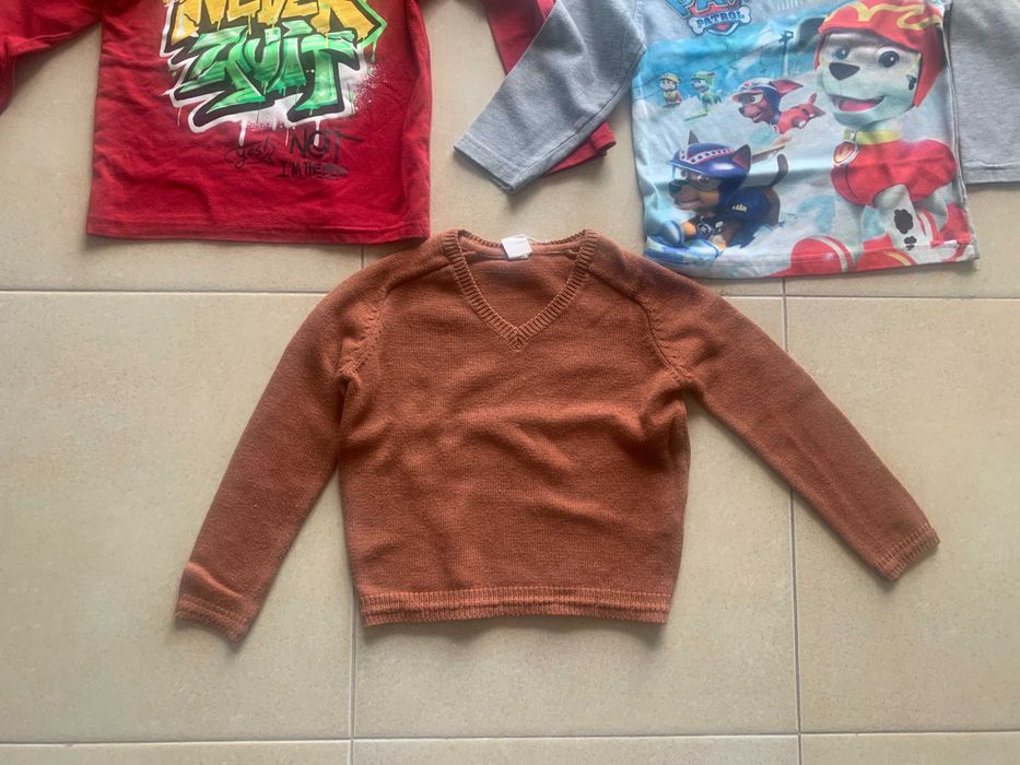 5x Hoodies | Sweatshirt | Camisolas de Rapaz - 4 anos - Lote