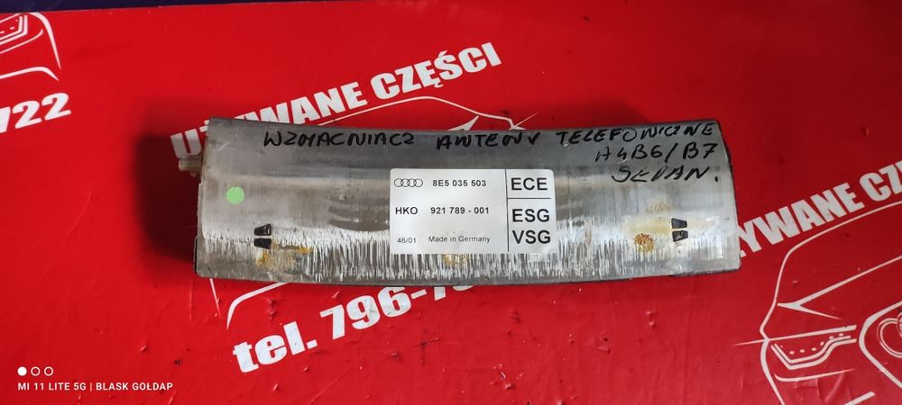 Wzmacniacz Anteny Telefonicznej Audi A4 B6/B7 Sedan Blask Gołdap