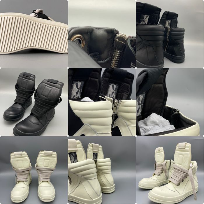 Нові Rick Owens Geobasket Jumbo Leather Sneakers/Преміум якість!