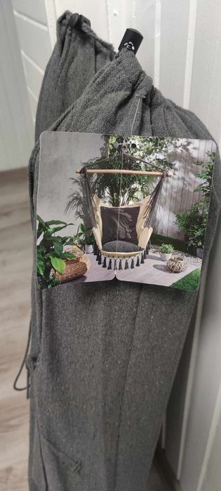 Nowe Krzesło fotel Boho kokon wiszące bujaczka leżak