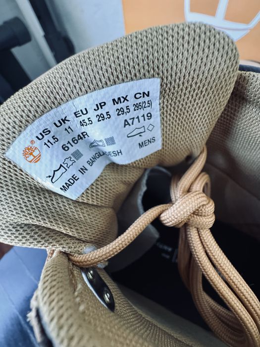 Buty Męskie Skórzane Timberland nowe musztardowe TB06164R 232 r 45.5