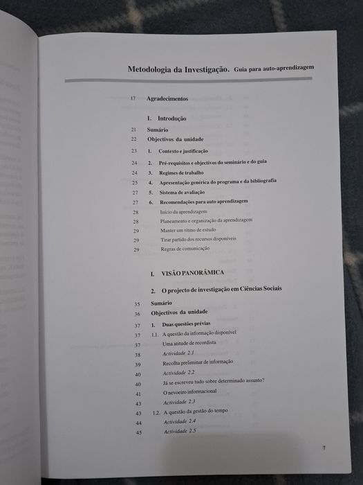 Metodologia da investigação