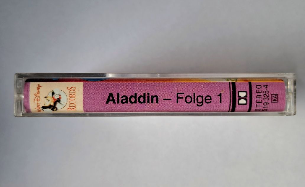 Walt Disney Aladyn kaseta magnetofonowa vhs kolekcjonerska Aladdin tru