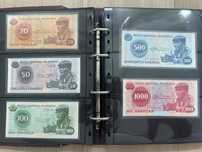 Lote de 5 notas de Angola - Henrique Neto